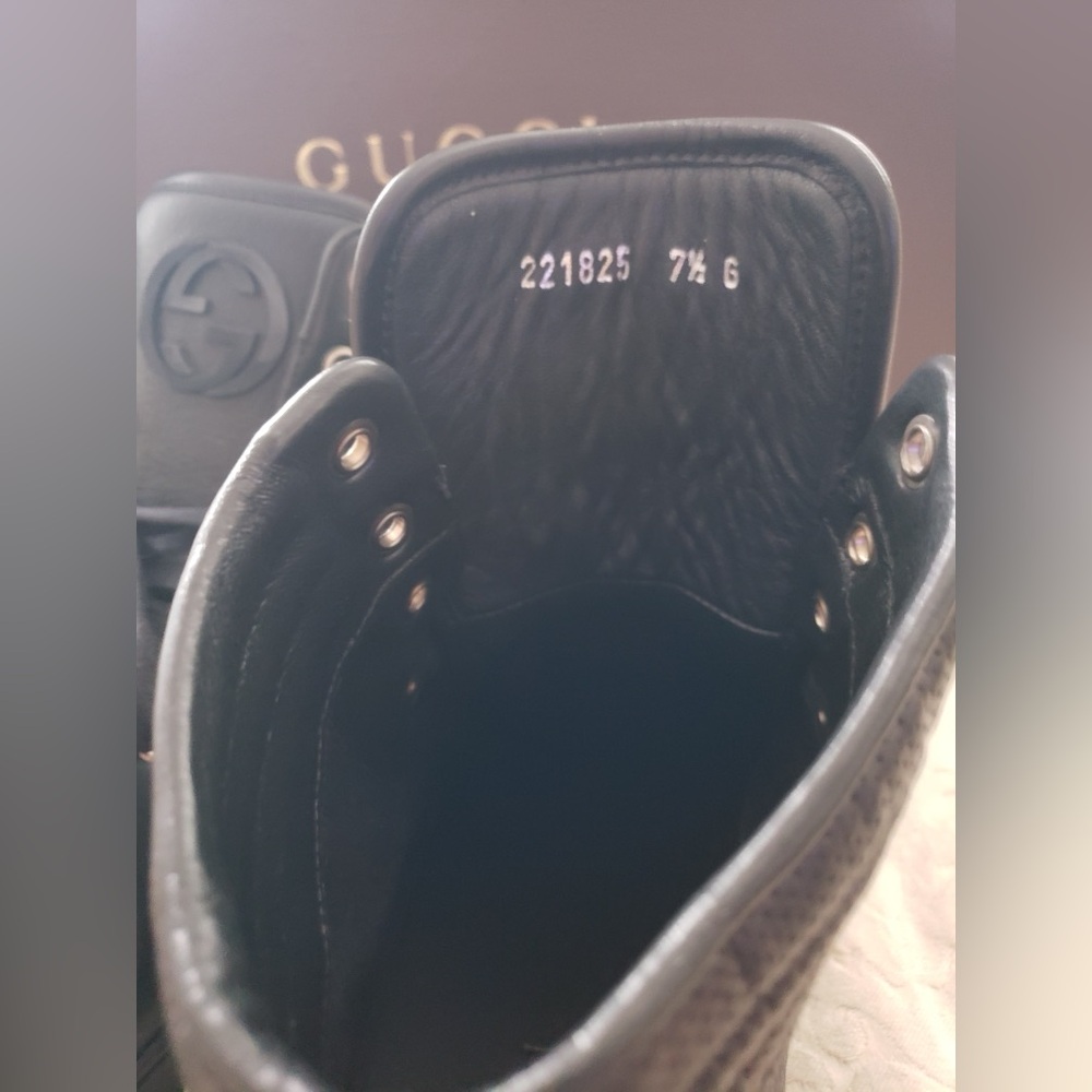 Gucci Classic High Tops - Never worn - 7.5 - Picture 5 of 5